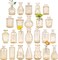 24PCS Glass Bud Vases Set Small Flower Vases for Centerpieces